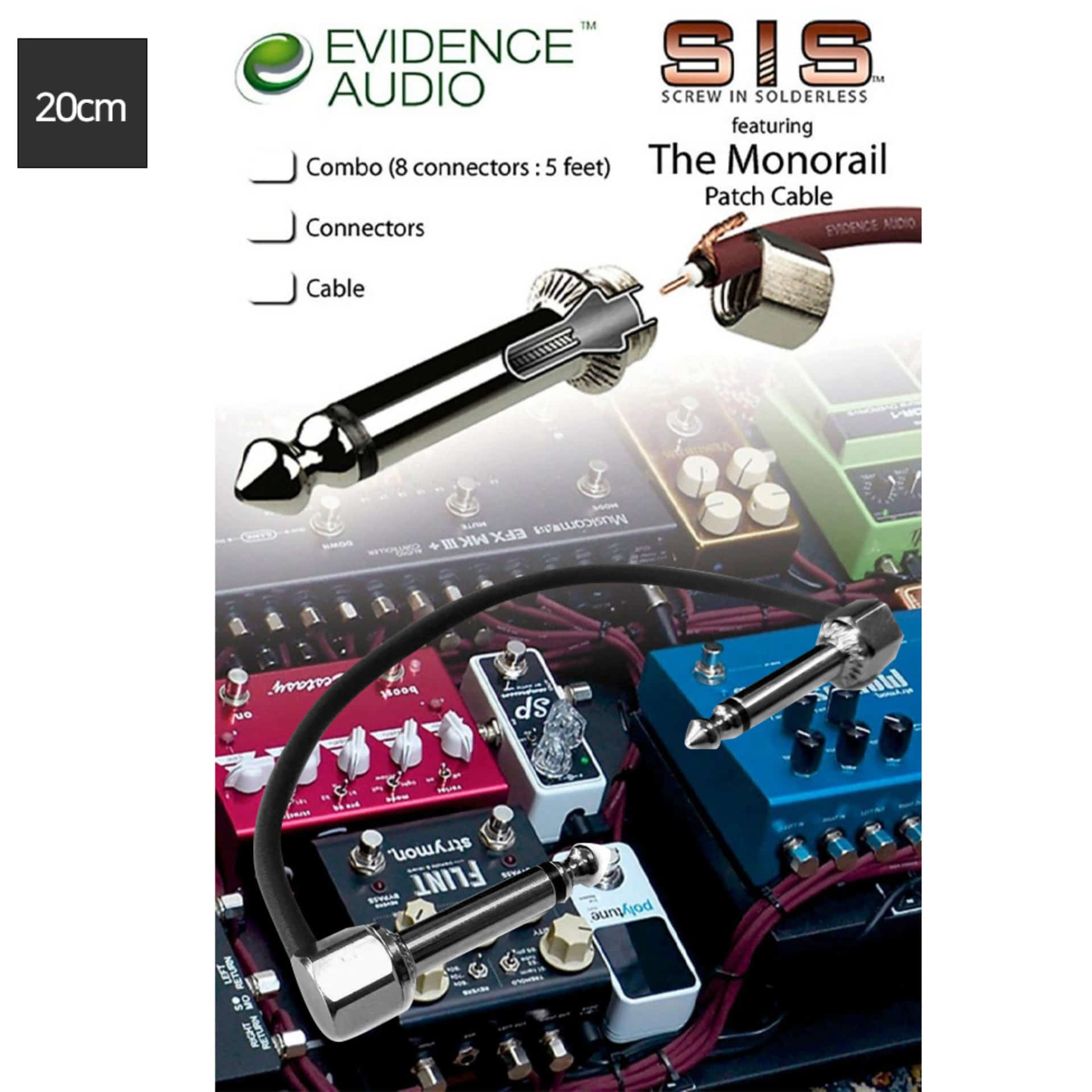Evidence Audio Monorail SIS MR20CM Patch